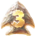 Pirots 2 Upgrade-Symbol, eine Speerspitze