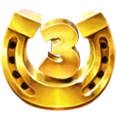 Pirots 3 Upgrade-All-Symbol, ein goldenes Hufeisen