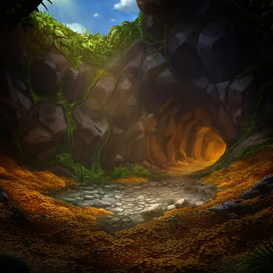 Pirots 5 City of Gold Höhle voller Gold