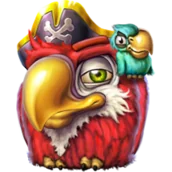 Pirots X roter Piratenpapagei